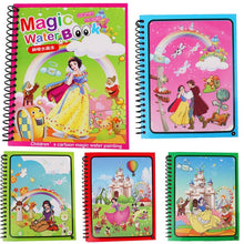 Load image into Gallery viewer, Montessori Coloring Book Doodle &amp; Magic Pen Painting Drawing Board For Kids Toys Magic Water Drawing Book Birthday Gift